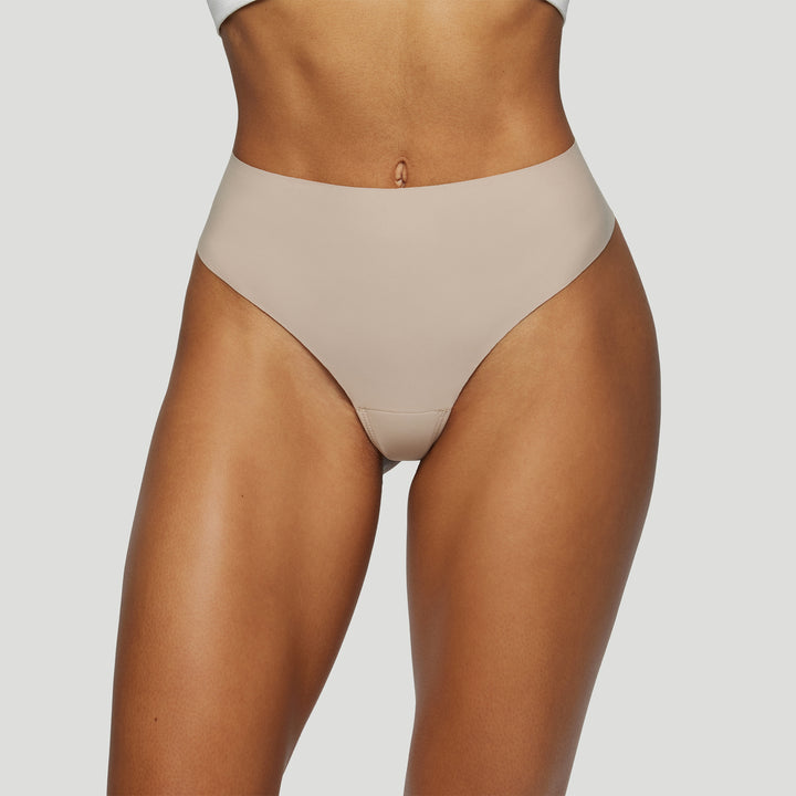 High Rise Cameltoe Proof Thong