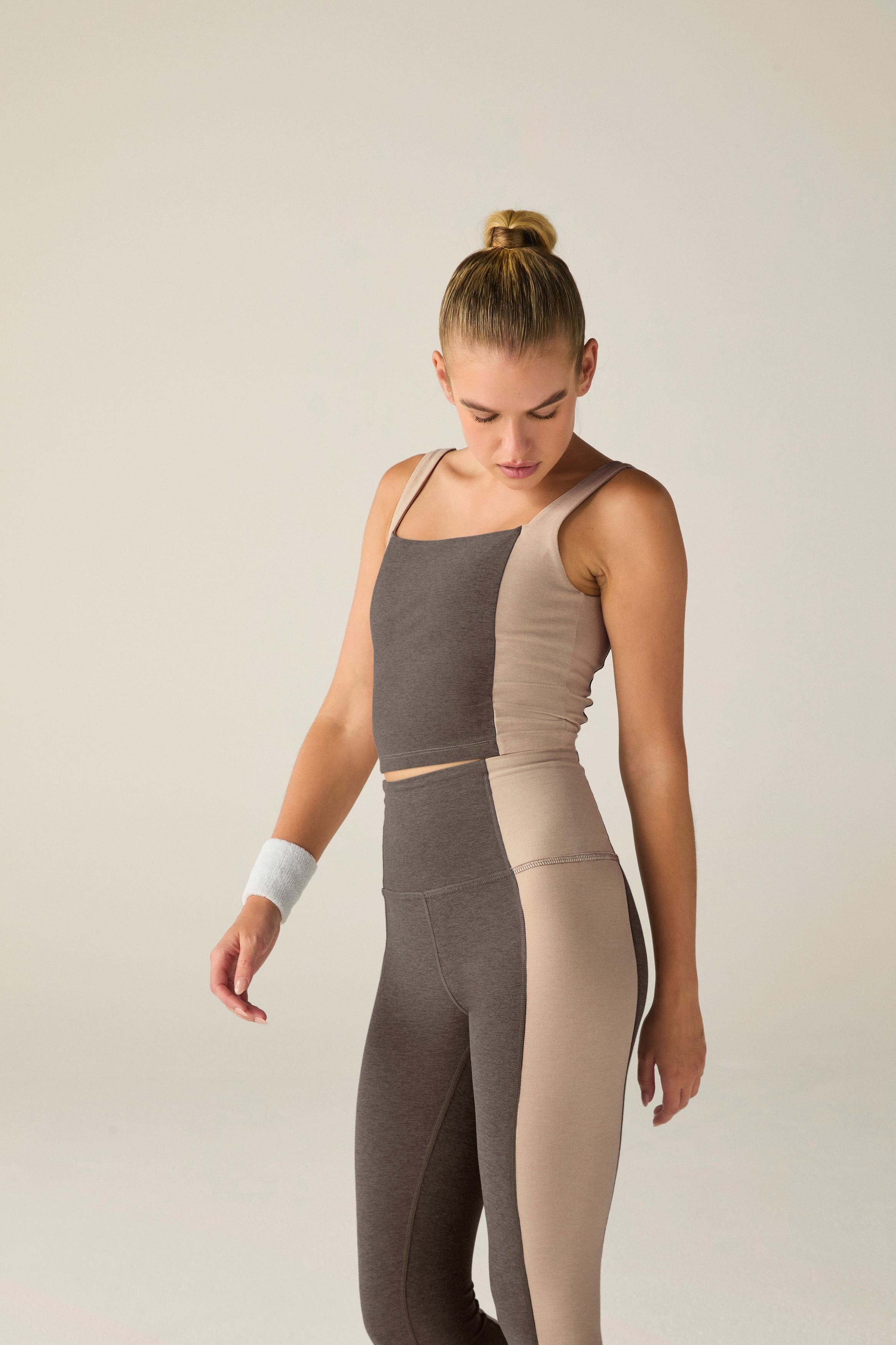 Spacedye Vitality Colorblock Cropped Tank