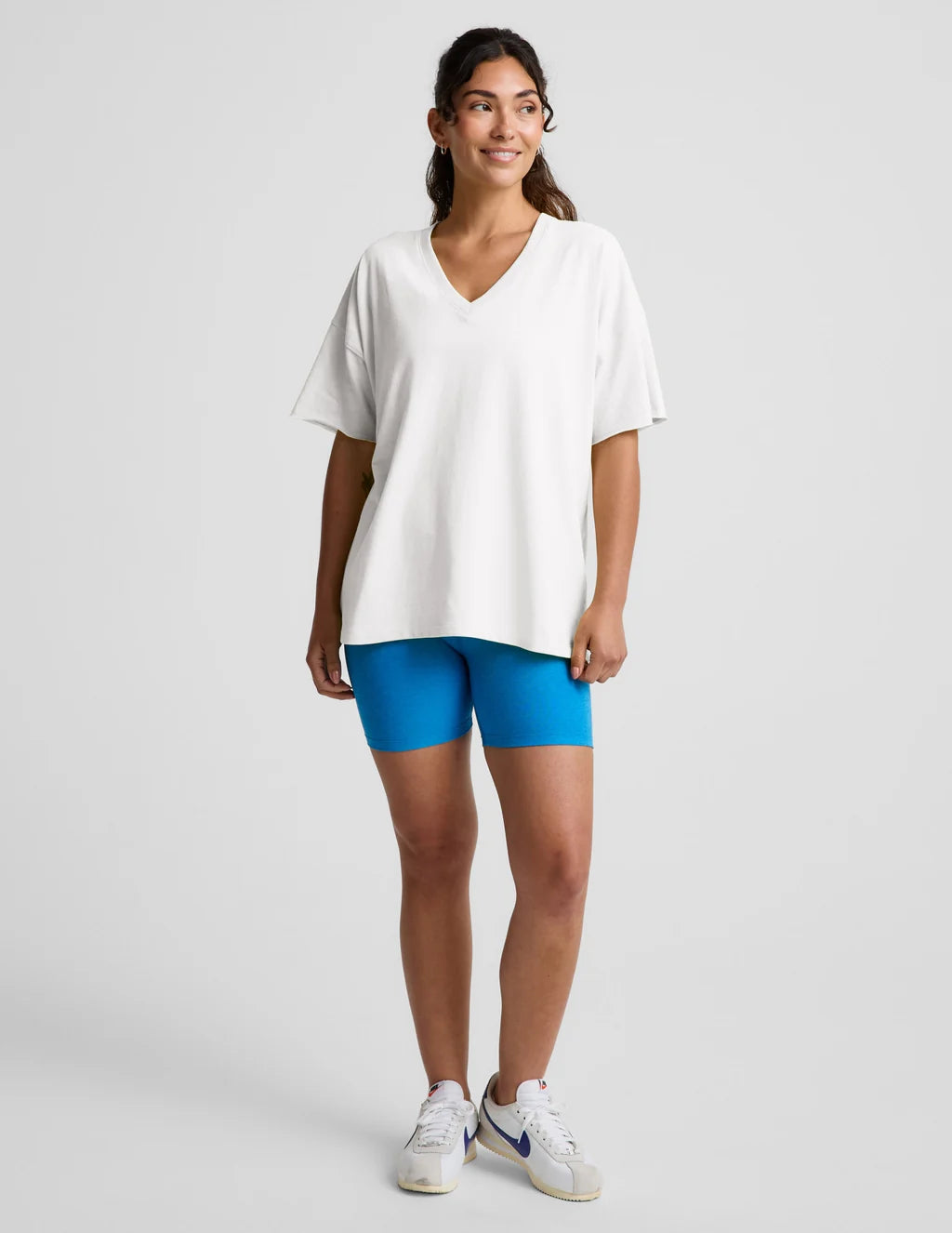 Better Than Ever Oversized V-Neck Cotton Tee