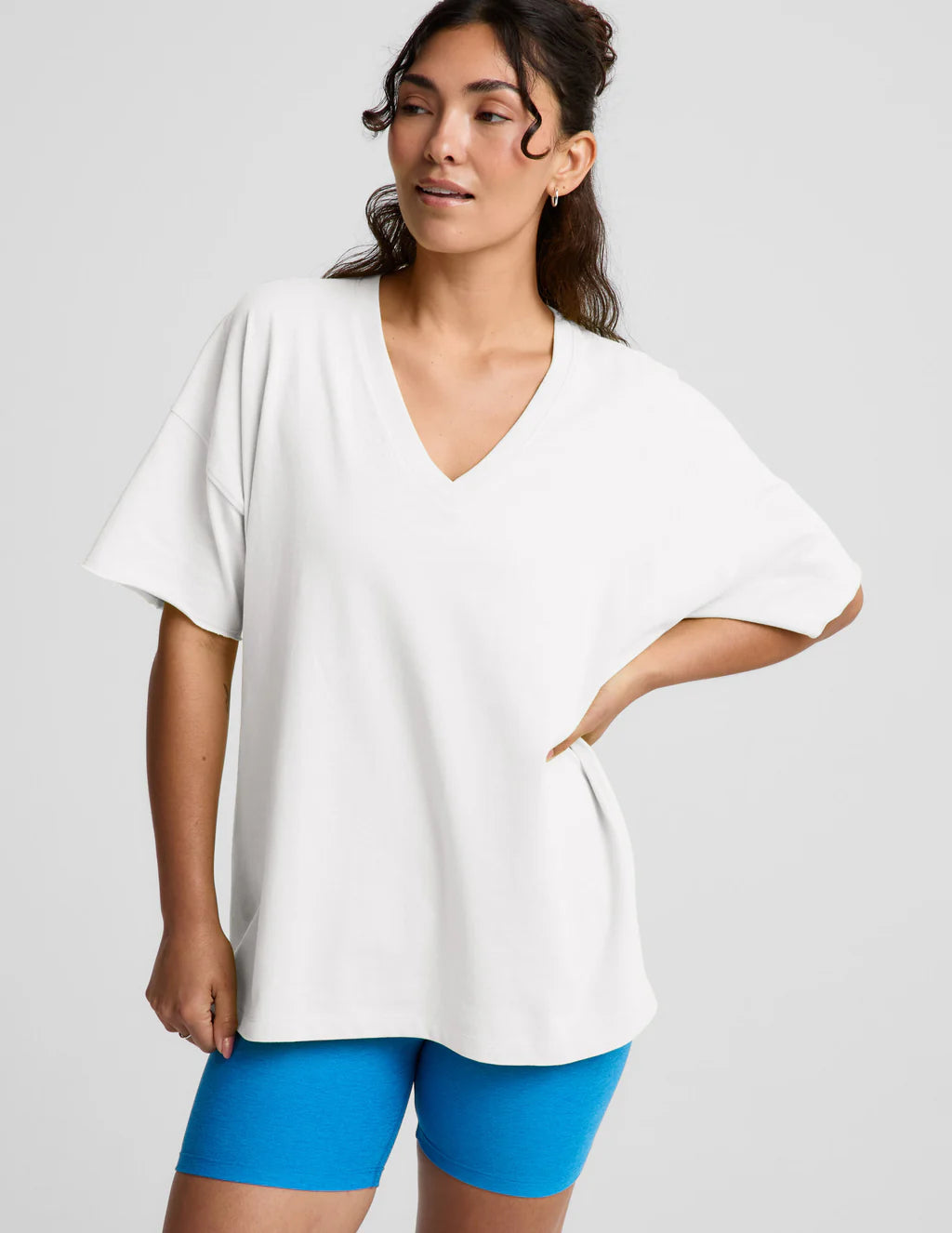 Better Than Ever Oversized V-Neck Cotton Tee