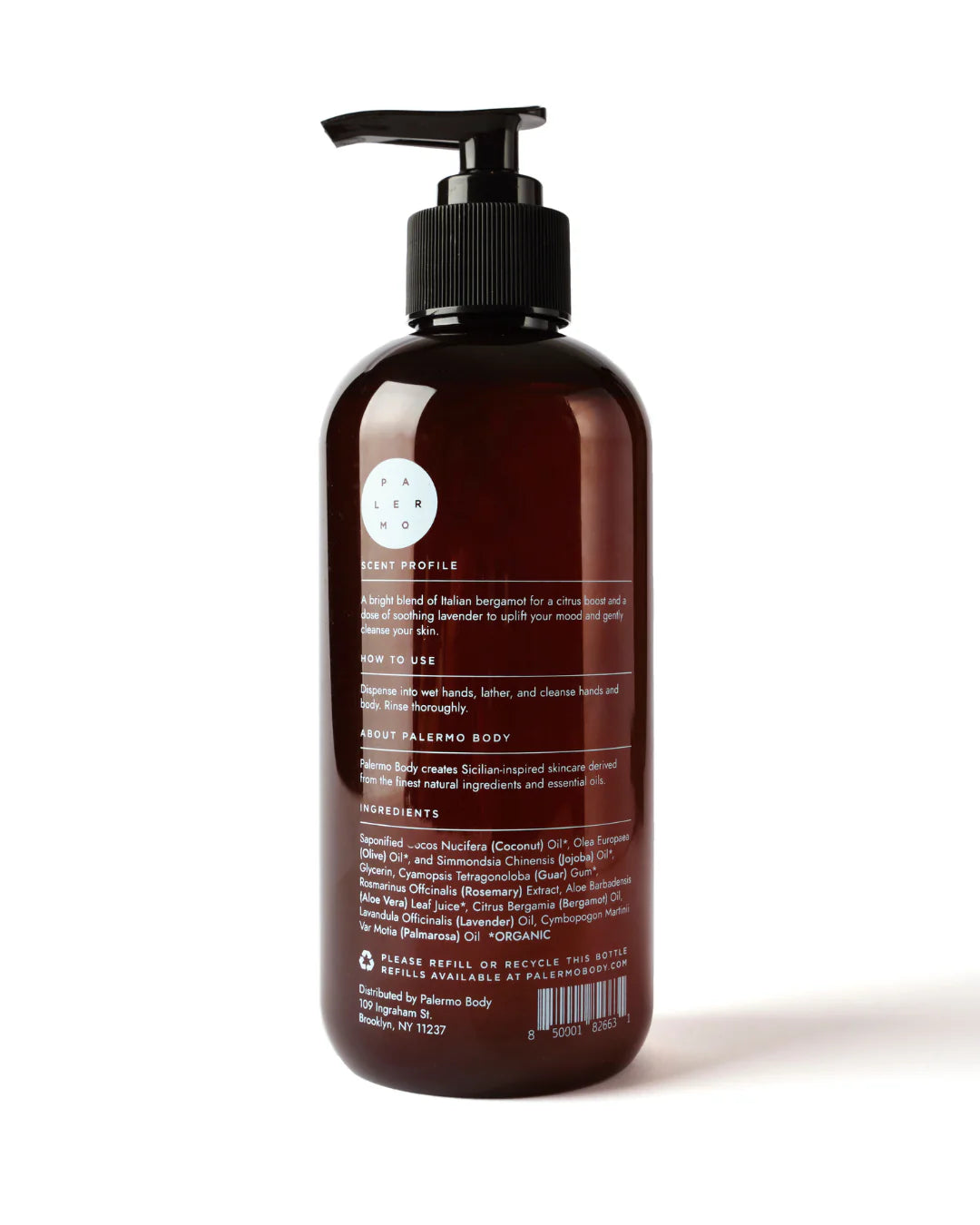 Hand + Body Wash - Bergamot + Lavender