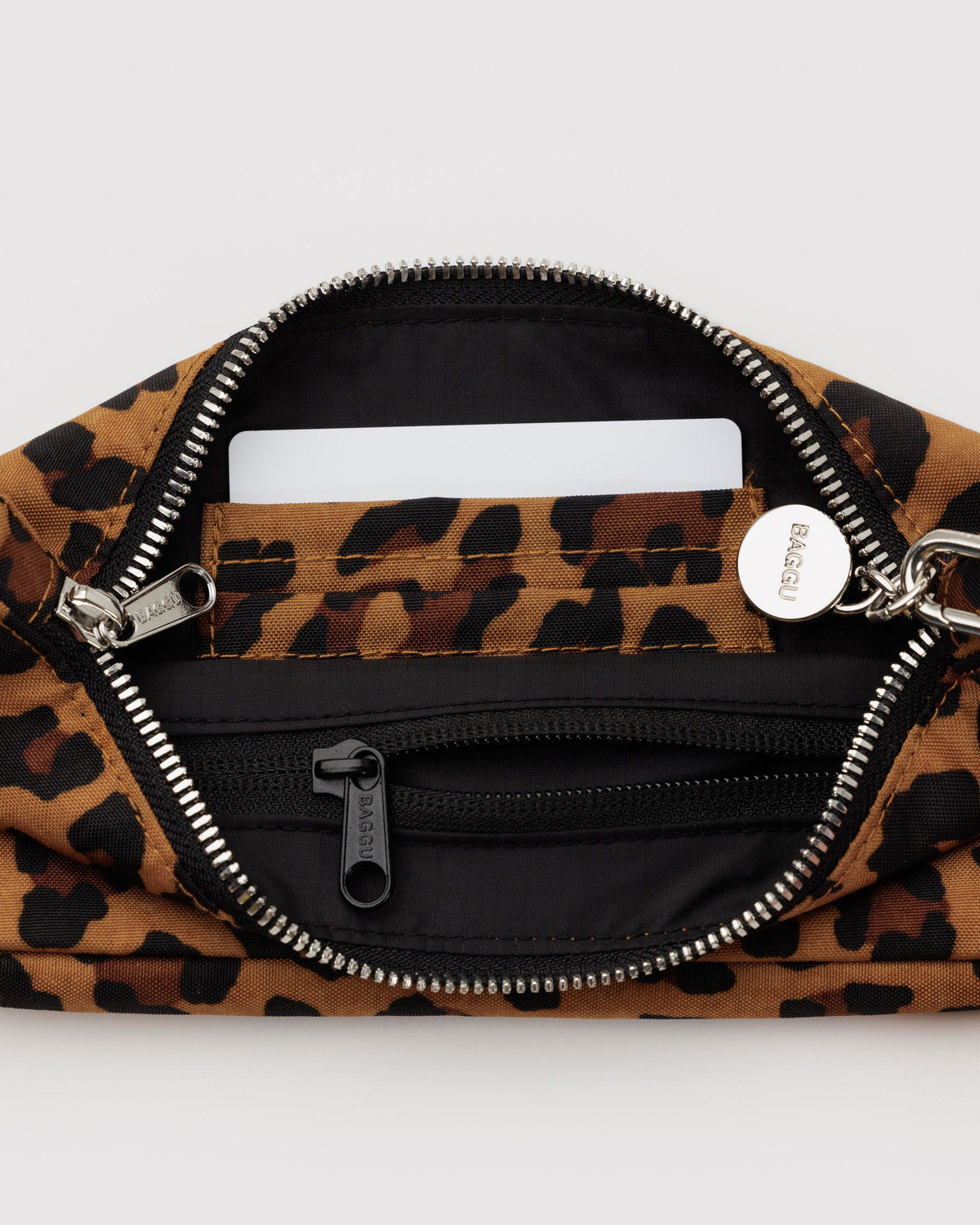 Leopard Nylon Pochette