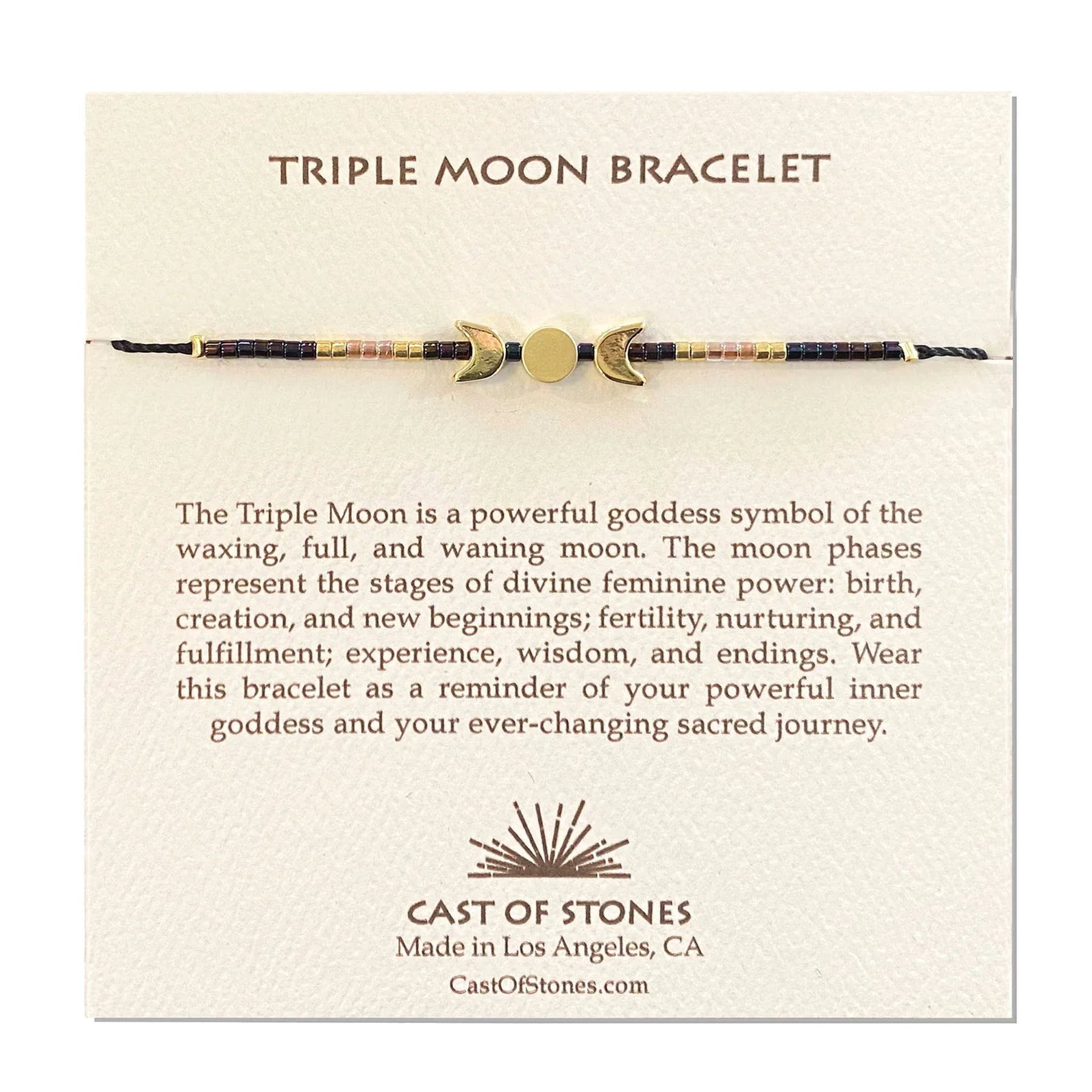 Triple Moon Bracelet