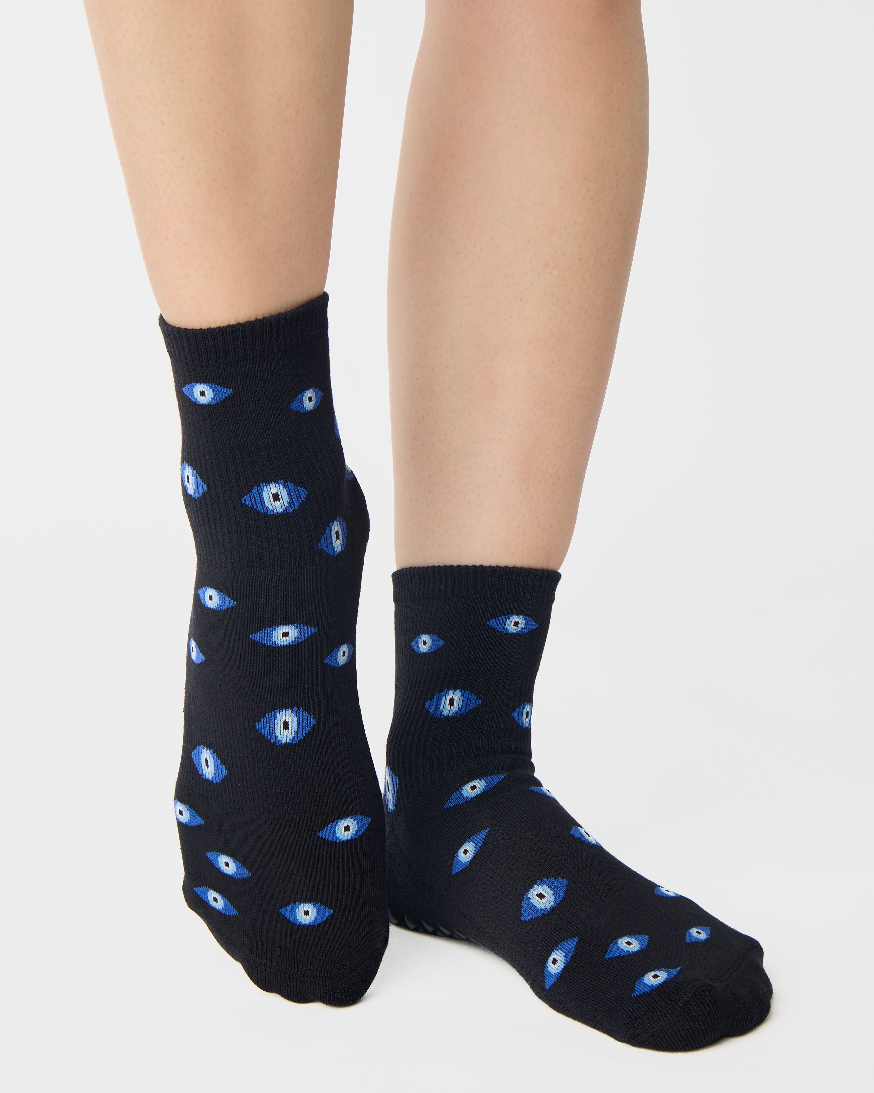 Evil Eyes Ankle Grip Sock