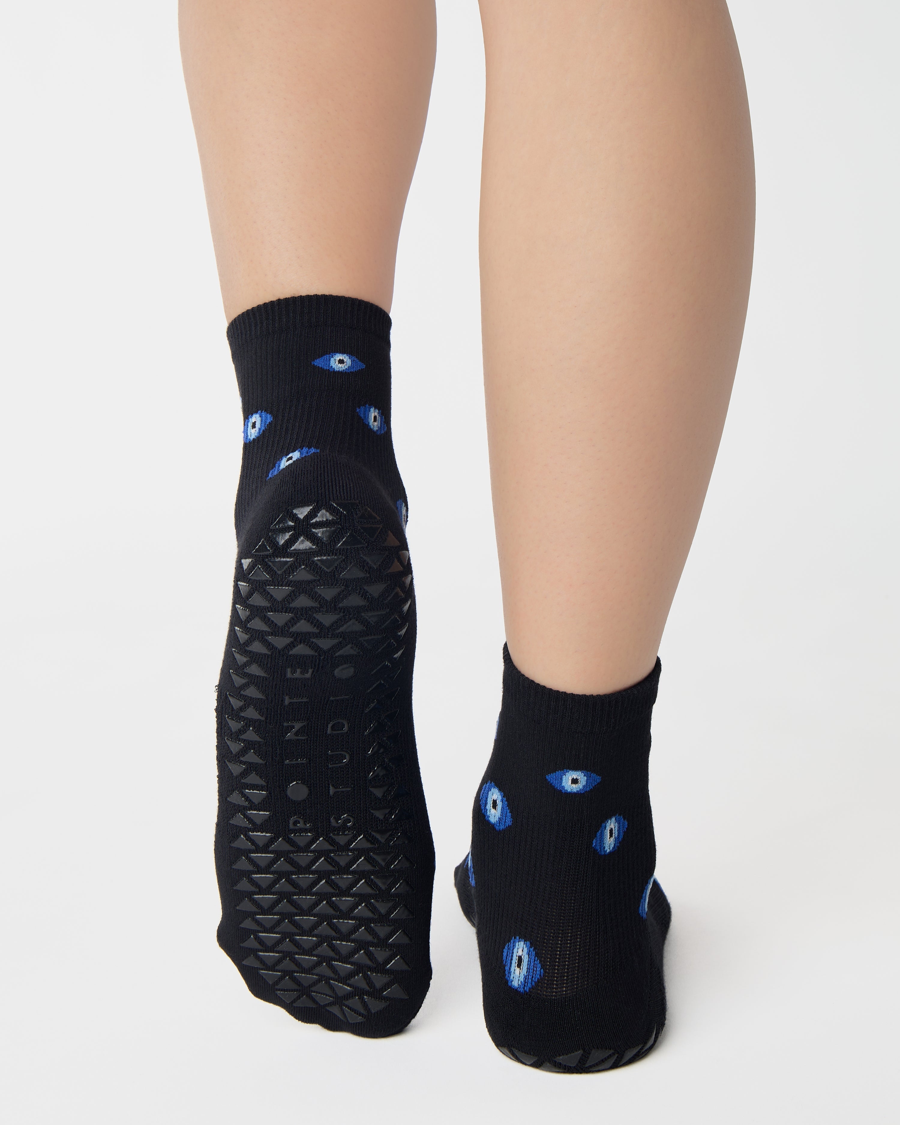 Evil Eyes Ankle Grip Sock