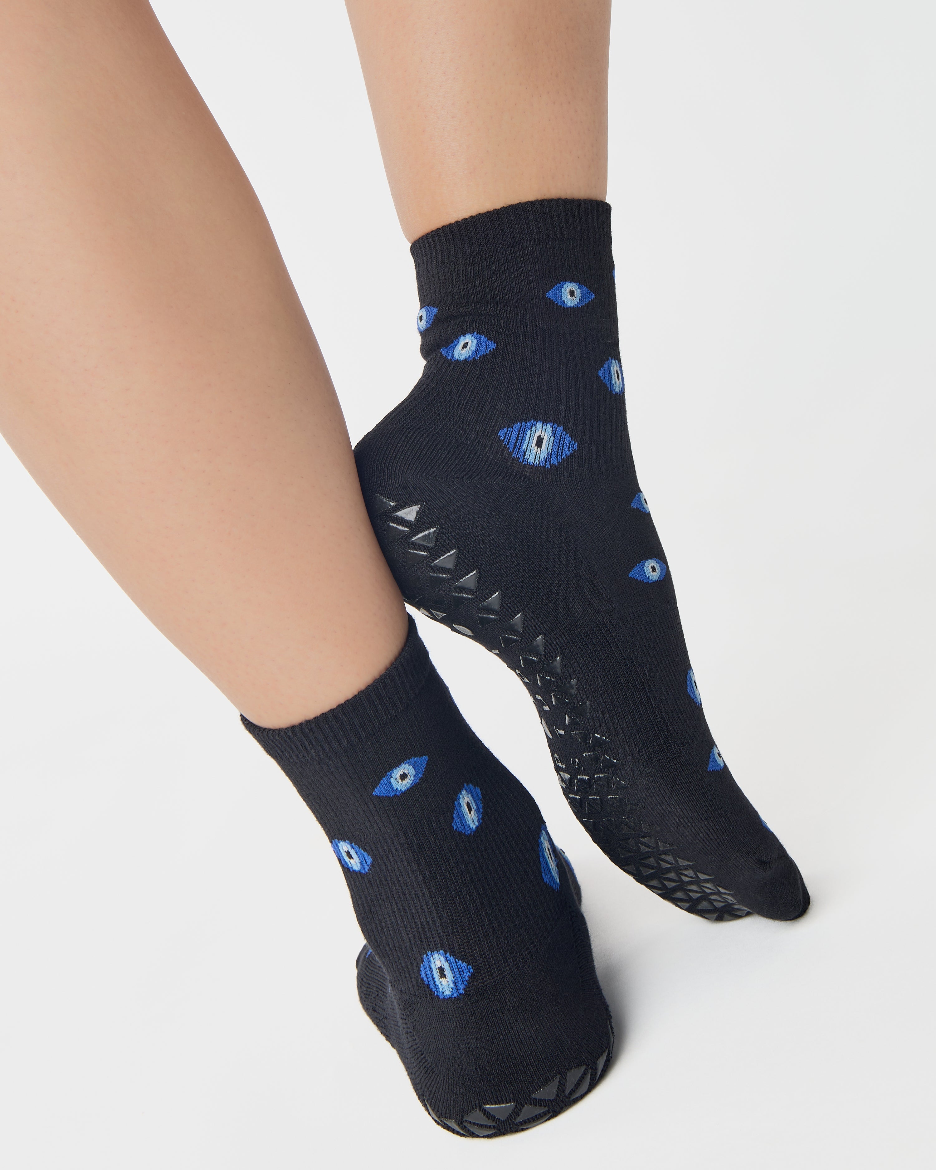 Evil Eyes Ankle Grip Sock