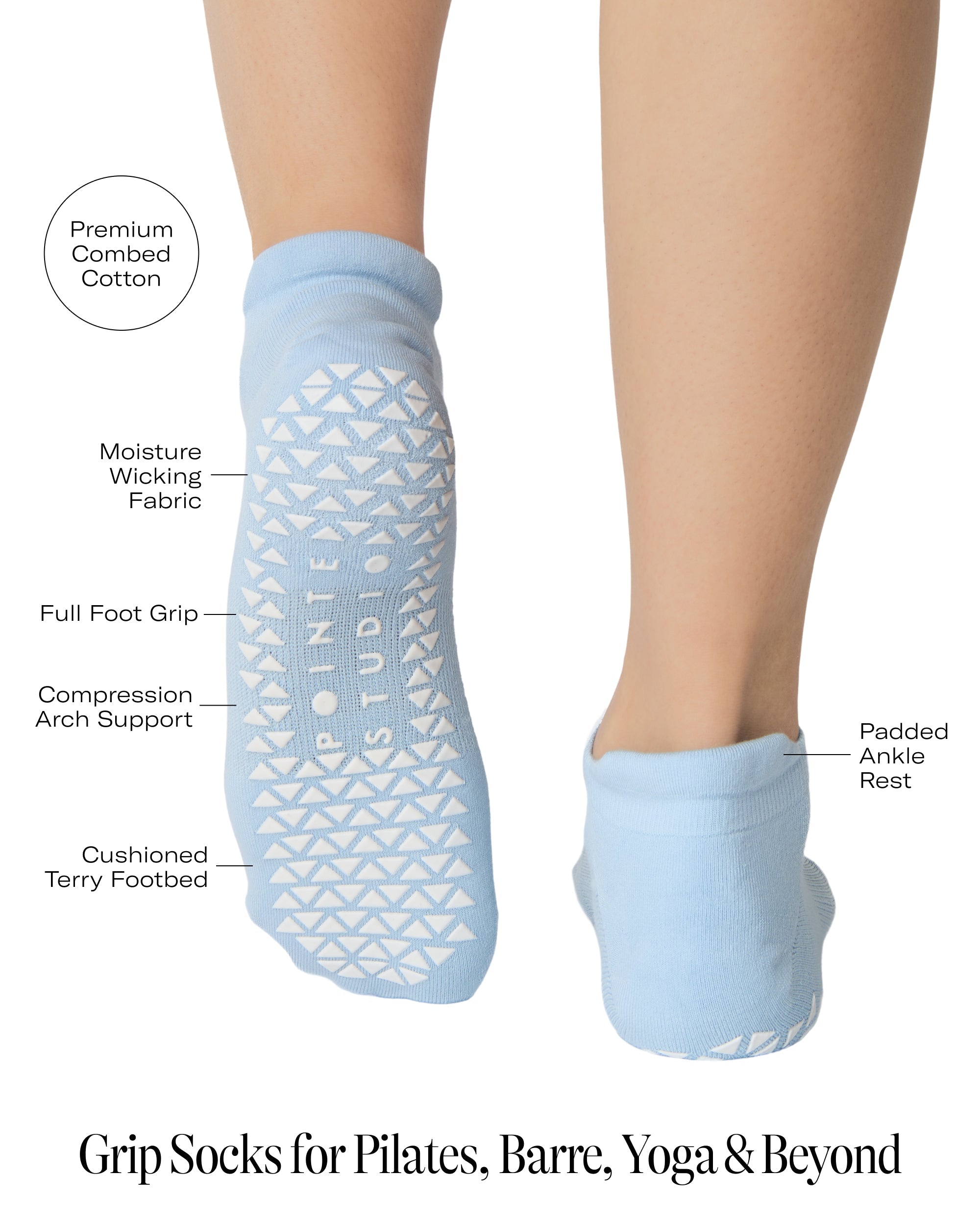 Evil Eye Full Foot Grip Sock