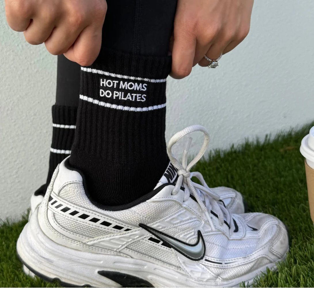 Hot Moms Do Pilates Socks