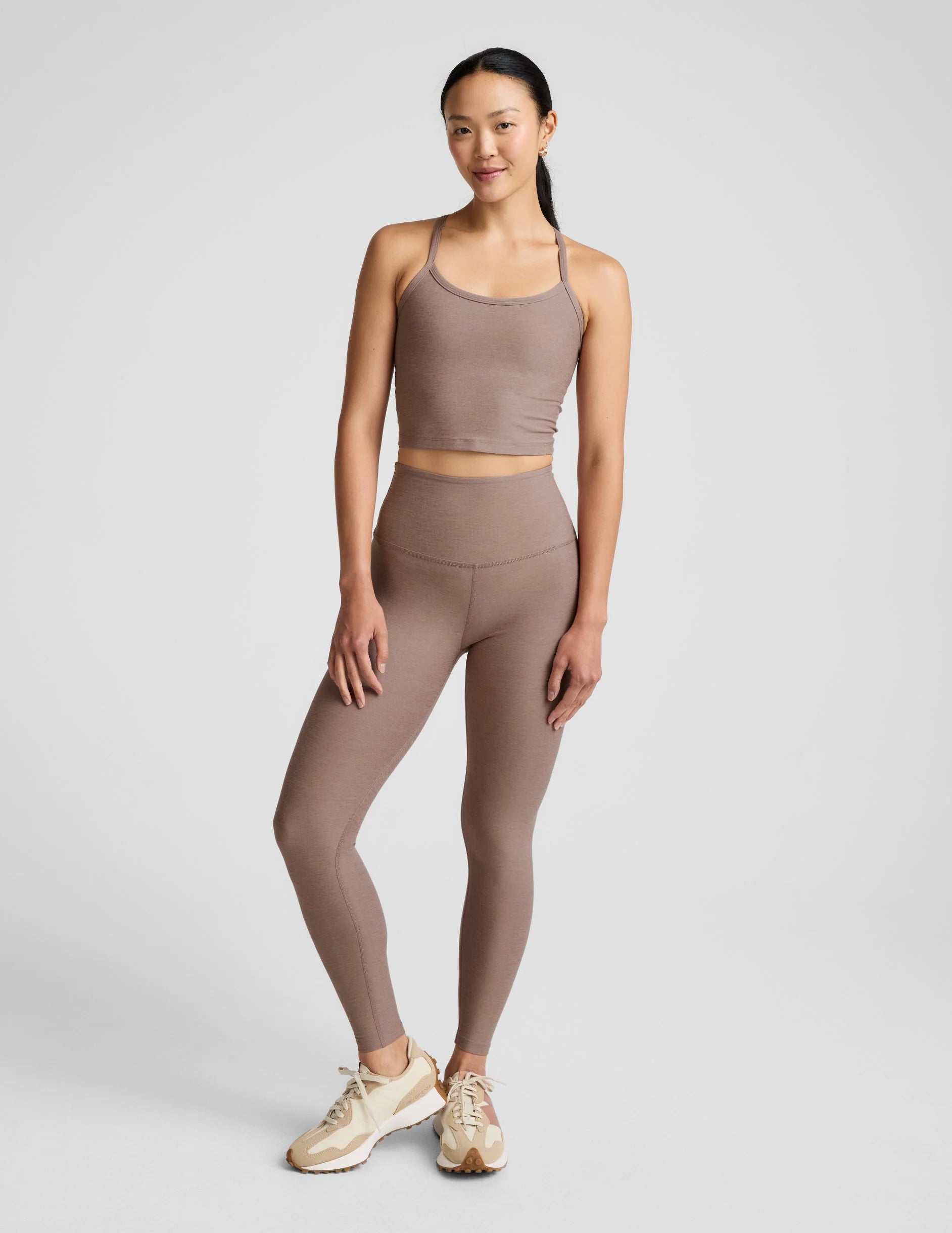 Spacedye Slim Racerback Cropped Tank