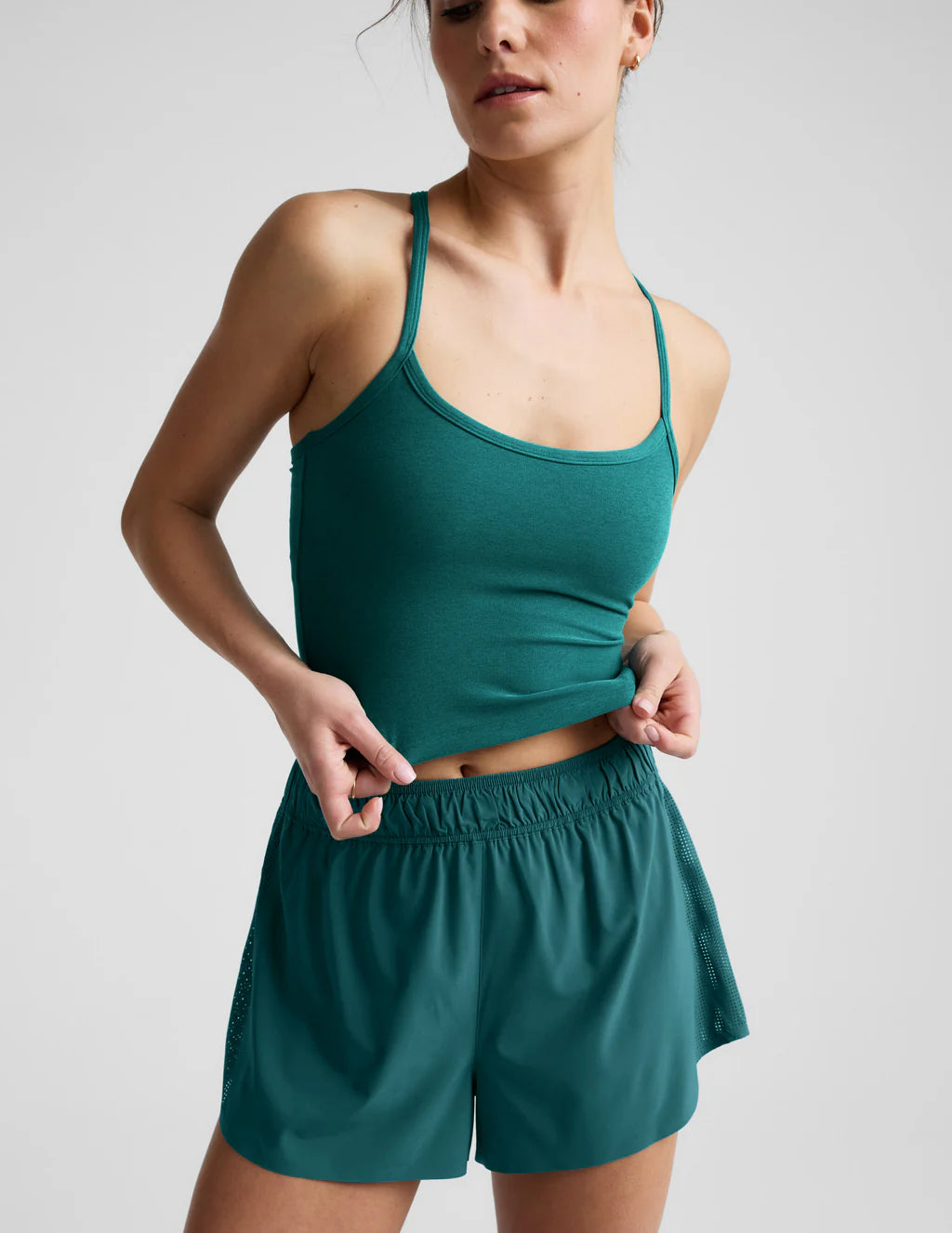 Spacedye Slim Racerback Cropped Tank