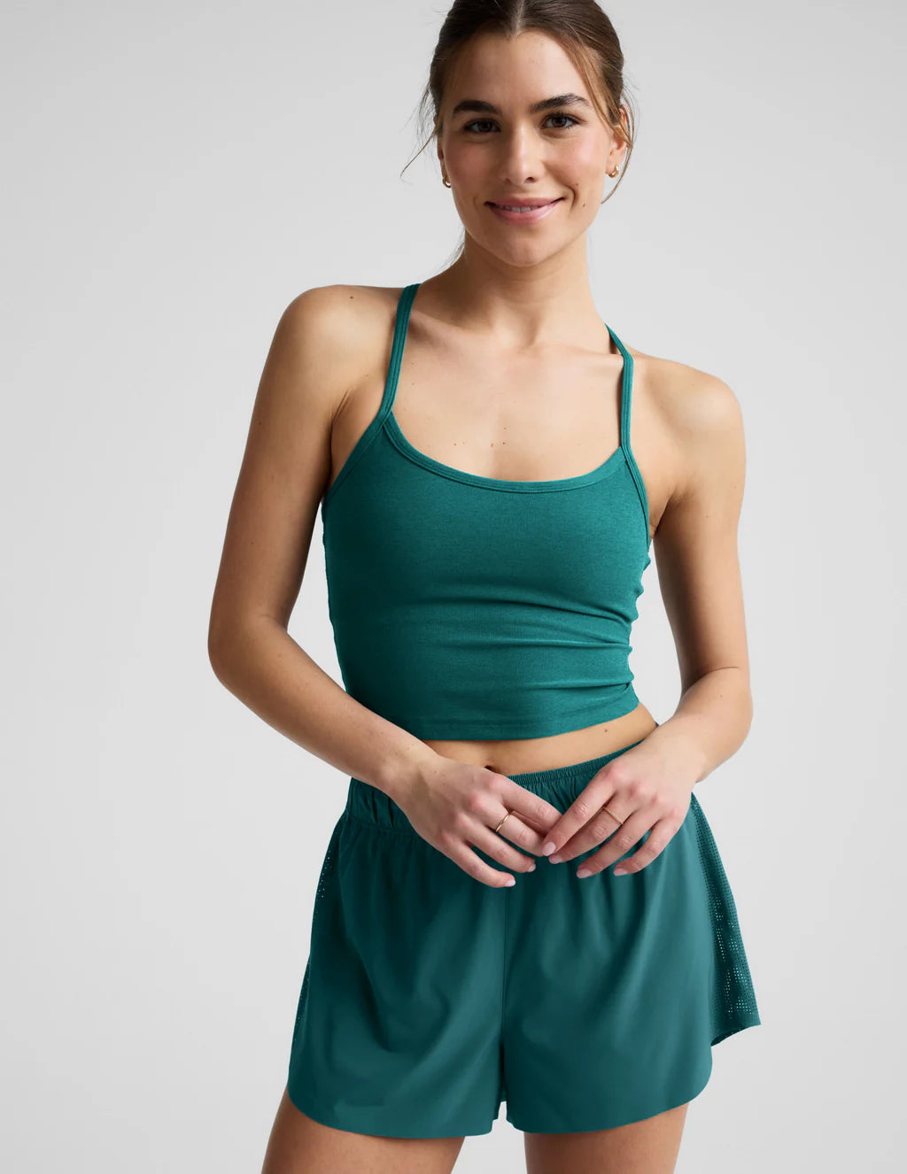 Spacedye Slim Racerback Cropped Tank