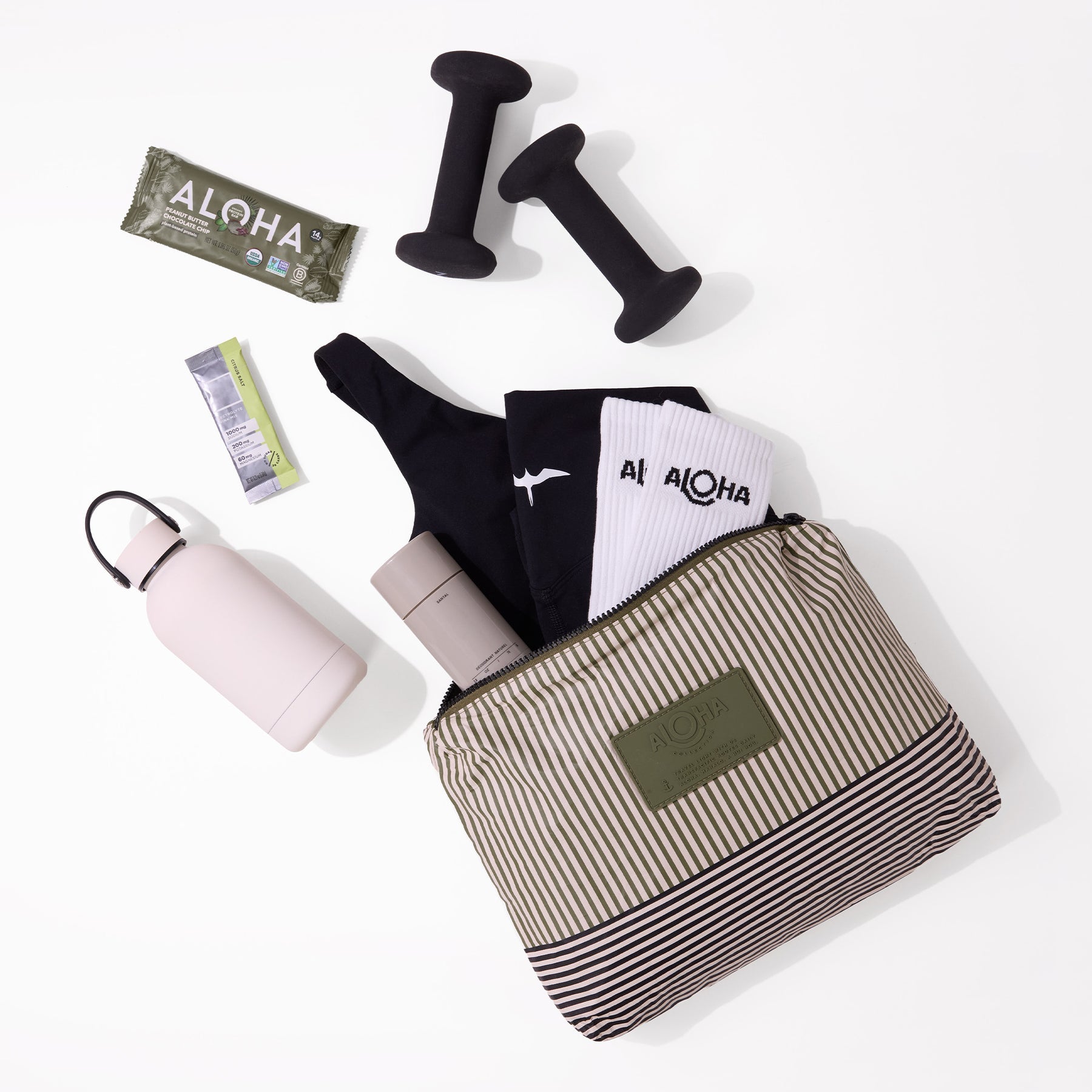 Cabana Mid Olive Pouch