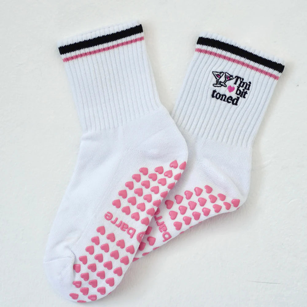 Tini Bit Toned Grip Socks