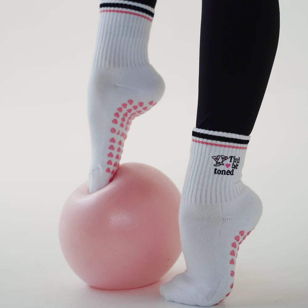 Tini Bit Toned Grip Socks