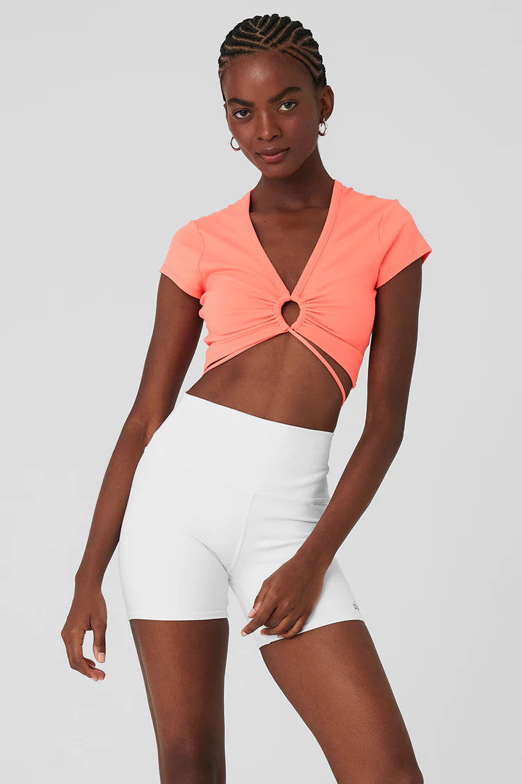 Airbrush Criss Cross Short Sleeve