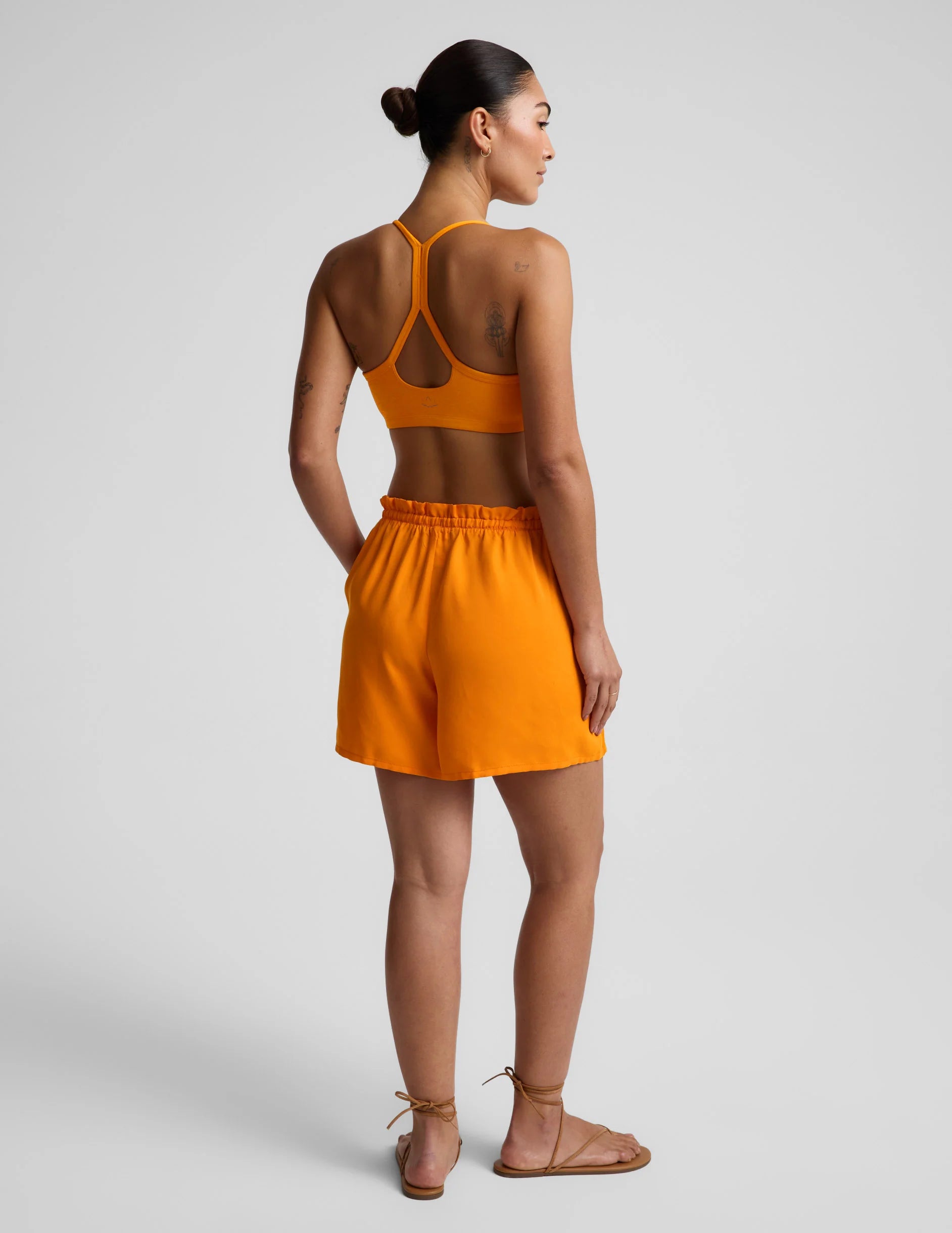 Sunkissed Cupro Drawstring Short