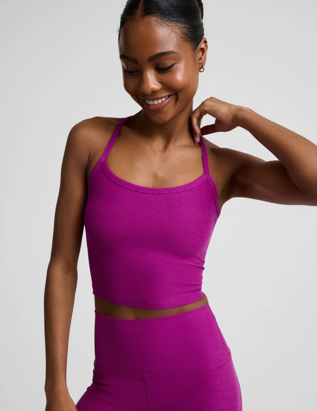 Slim Racerback Cropped Tank