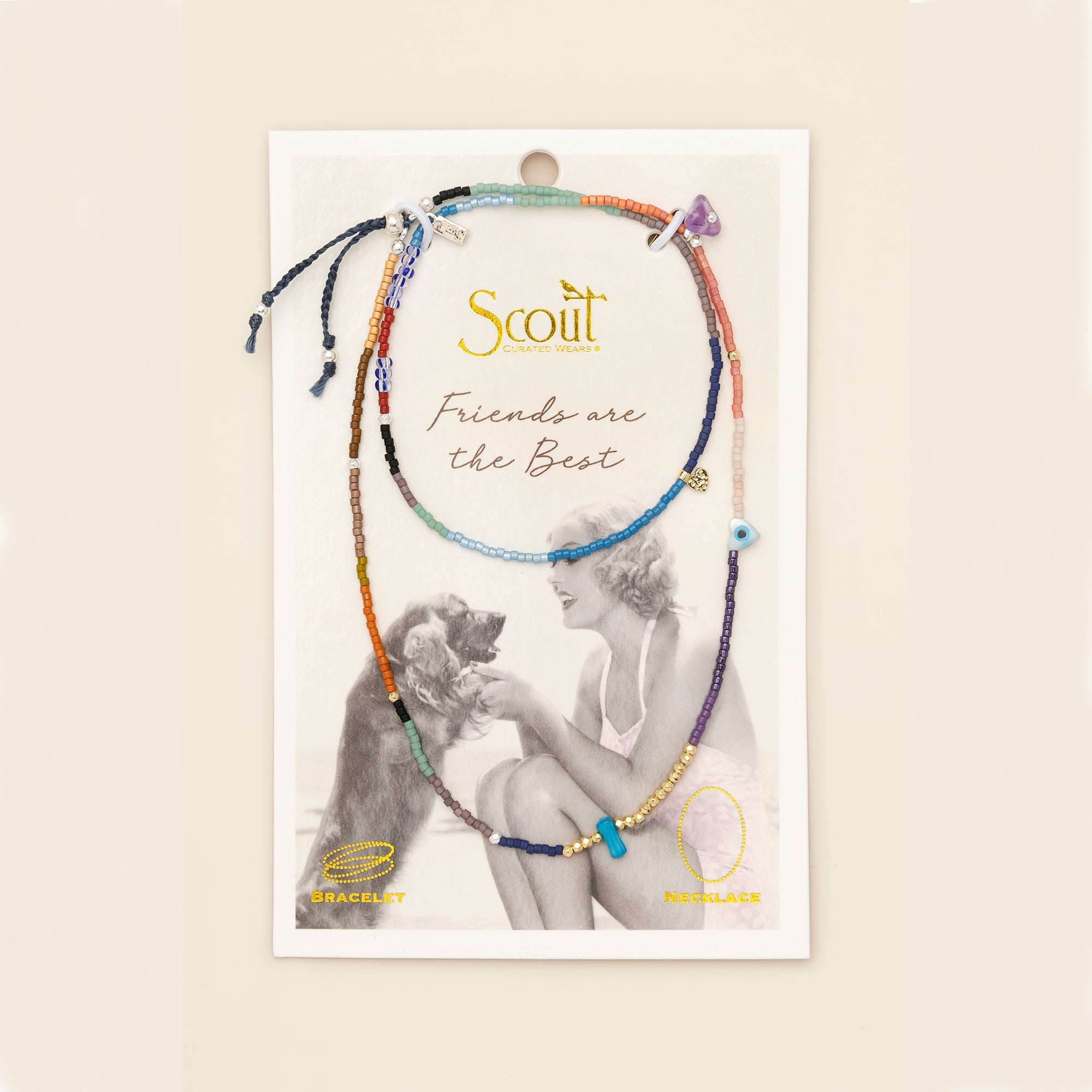 Mixed Media Wrap Bracelet/Necklace