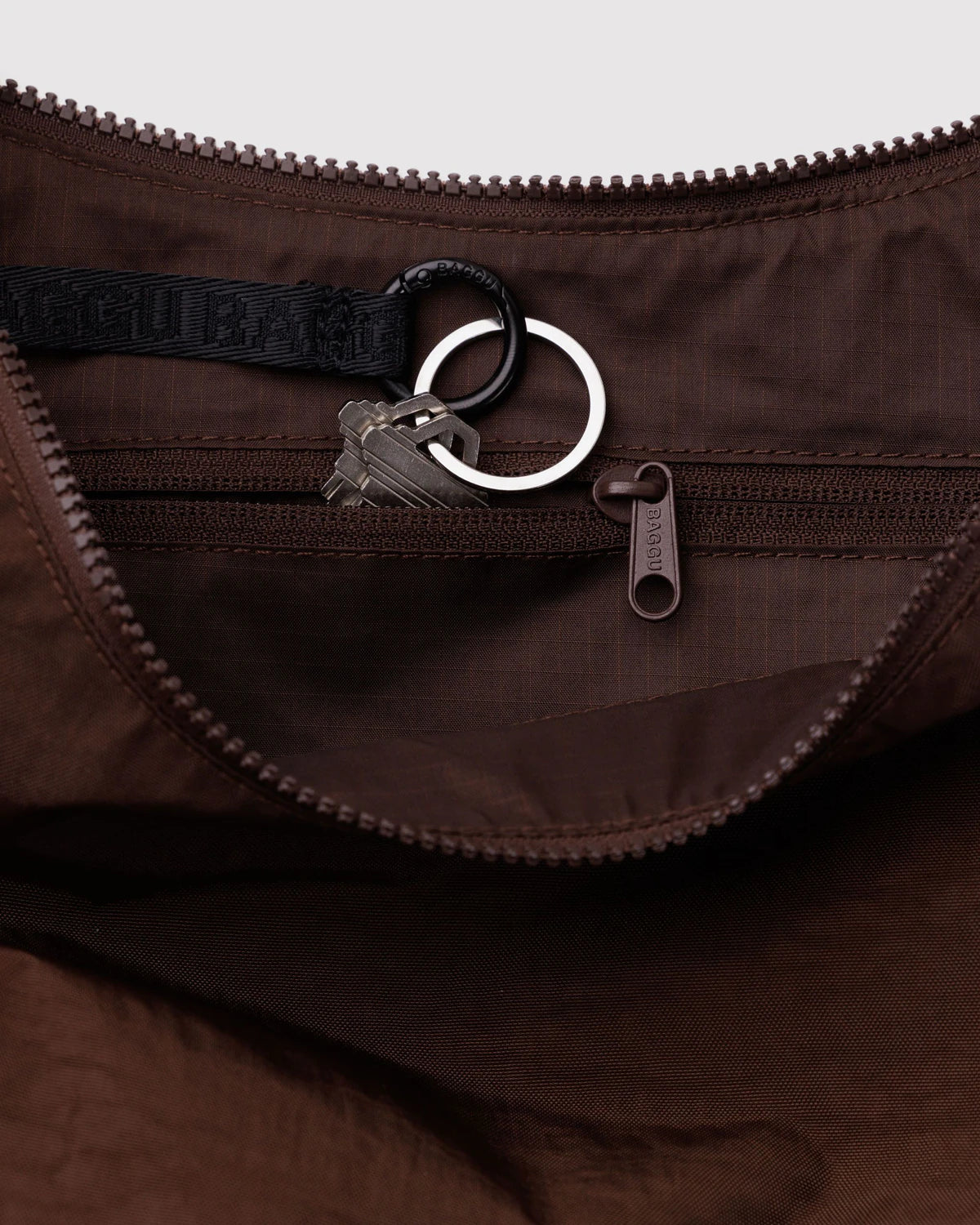 Medium Nylon Crescent Bag