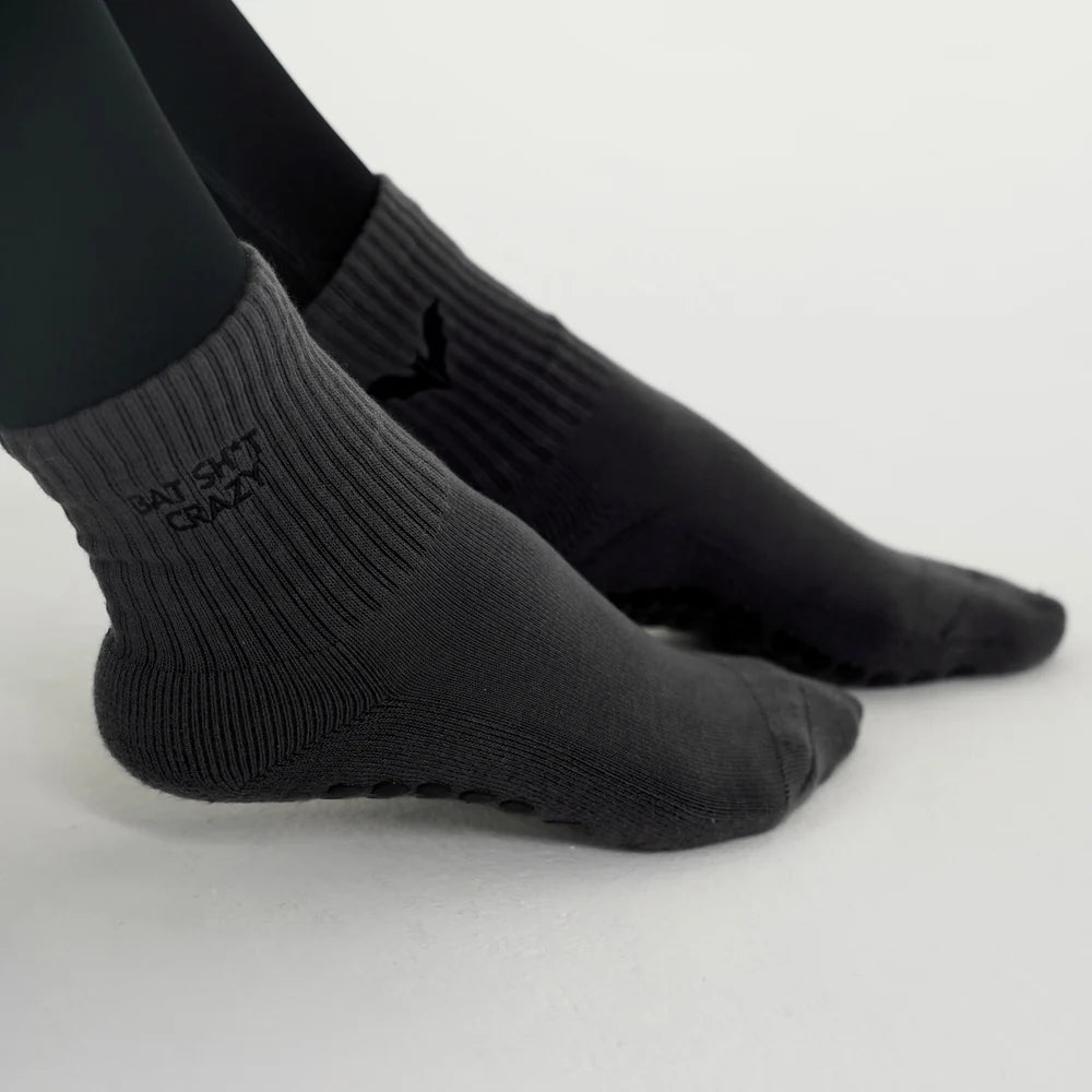 Bat Sh*t Crazy Halloween Grip Socks