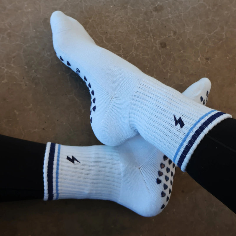 Lightning Bolt Grip Socks