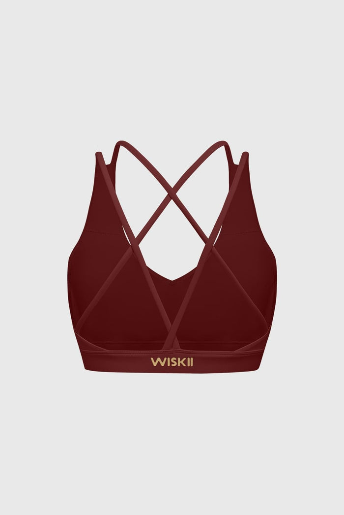 Scoop Neck Crossback Bra