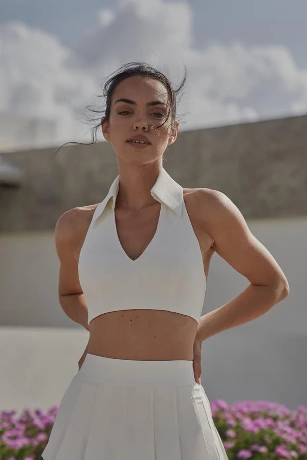 Sleeveless Polo Bra,