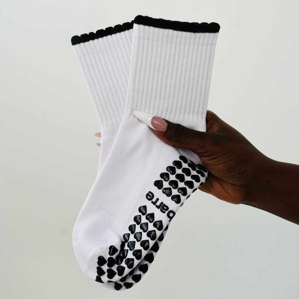 Ruffle Grip Socks